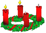 Adventskranz zweite Kerze